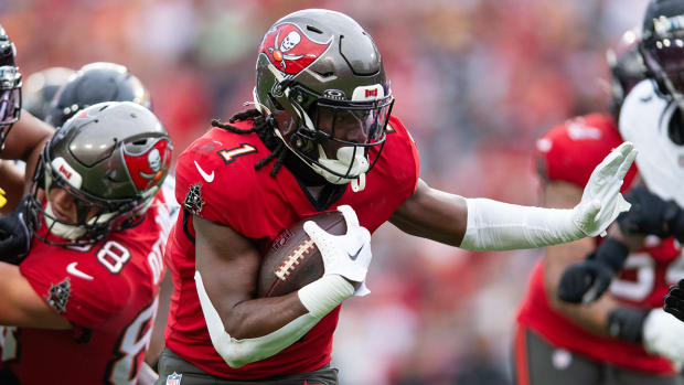 Tampa Bay Buccaneers running back Rachaad White